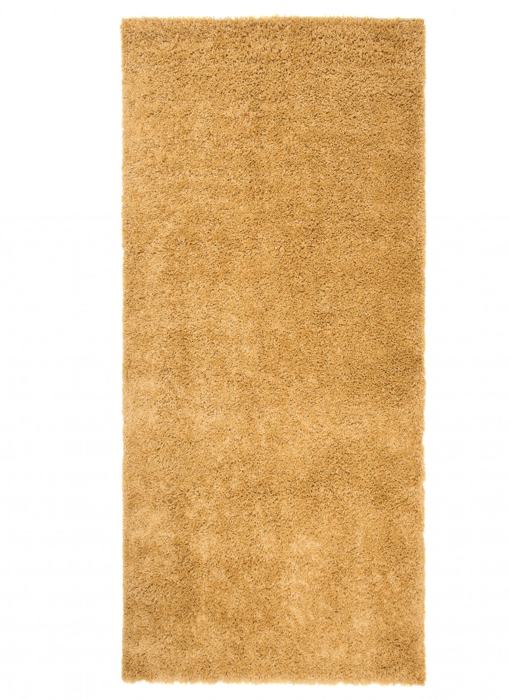 Alfombra de pasillo dormitorio bebé amarillo shaggy 70 x 300