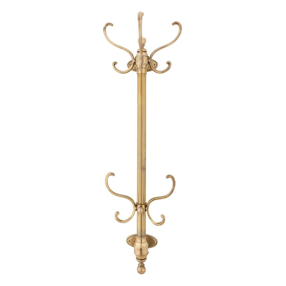 Porte manteaux 8 patères en laiton