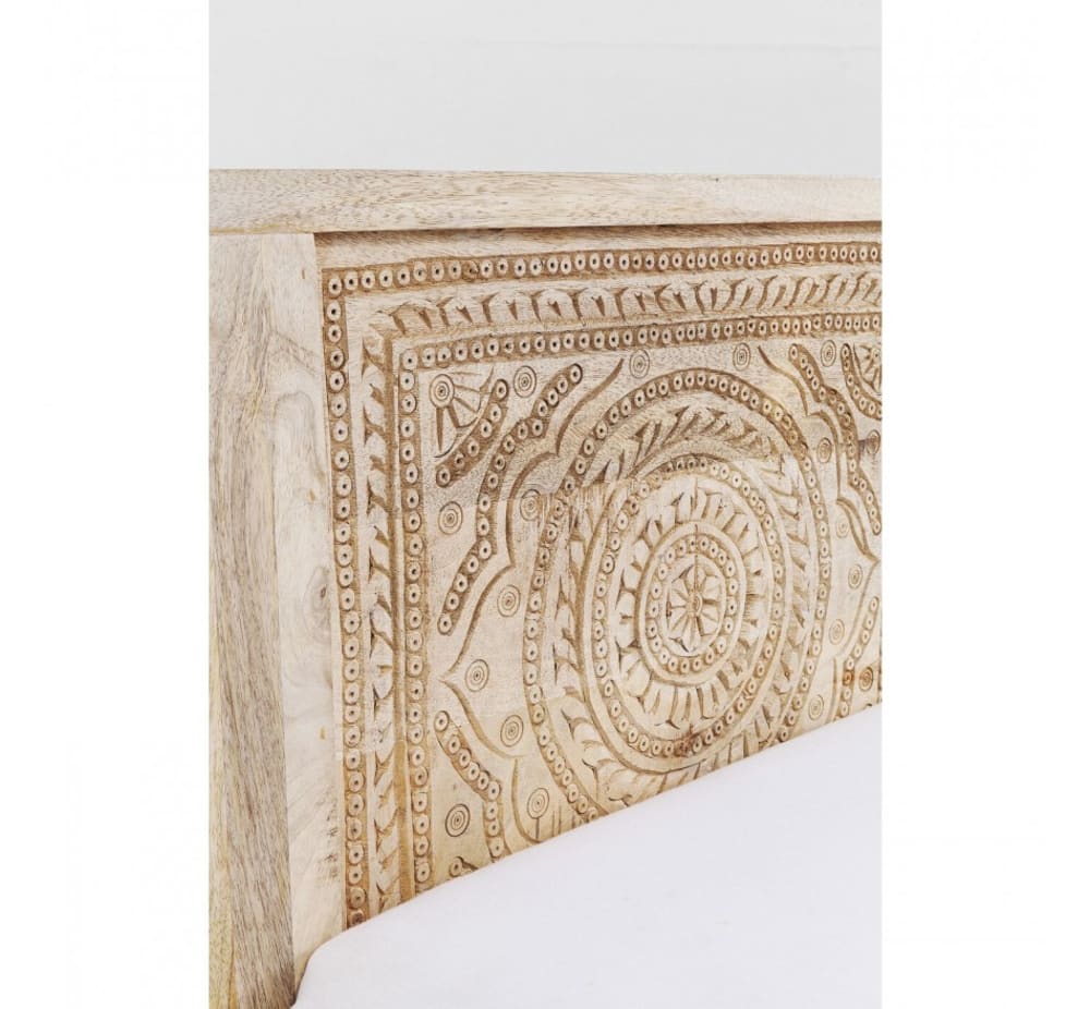 Lit 180x200 en manguier massif sculpté - Maisons du Monde