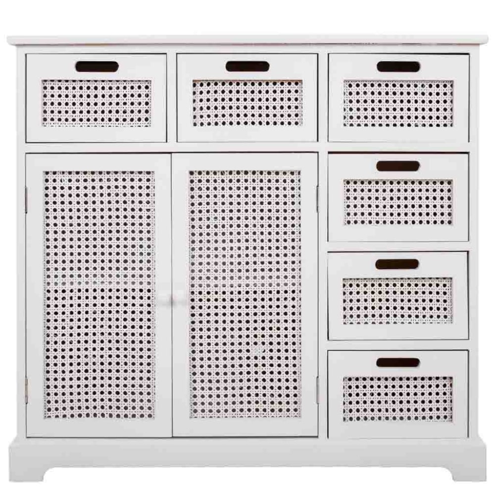 Aparador blanco 86x33x78.5h cm - Maisons du Monde