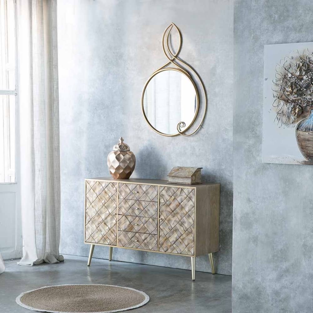 Aparador de madera marrón 120x40,5x81 - Maisons du Monde