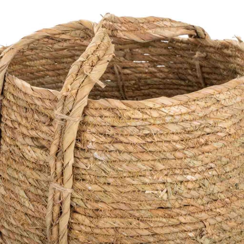 Capazo de fibra natural marrón 27x33x48 - Maisons du Monde