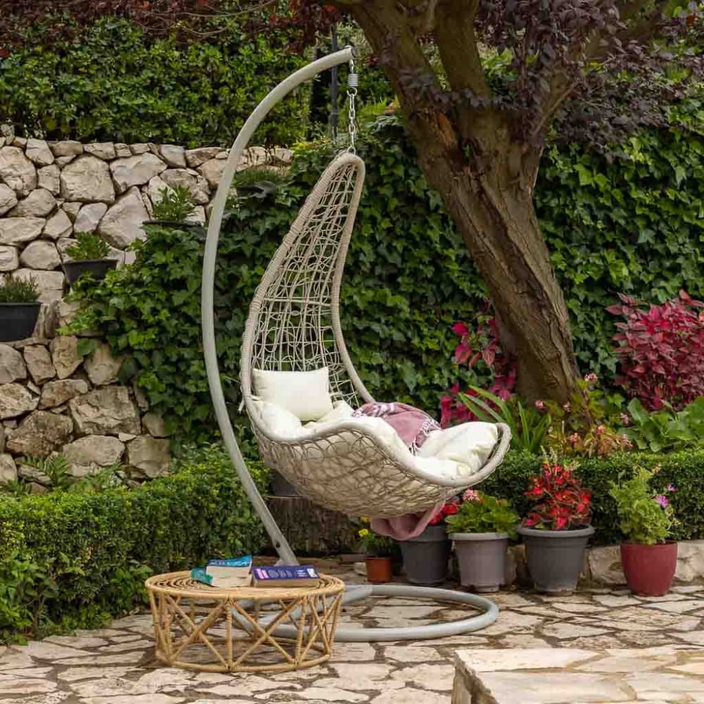 Mesa de centro de caña a 80x80x45 - Maisons du Monde