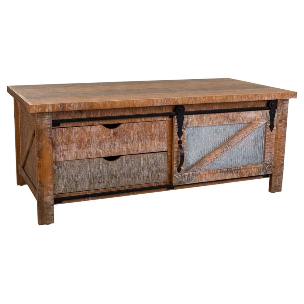 Wanderlust deco Couchtisch, 120x60x48, braun Mehrfarbig Holz