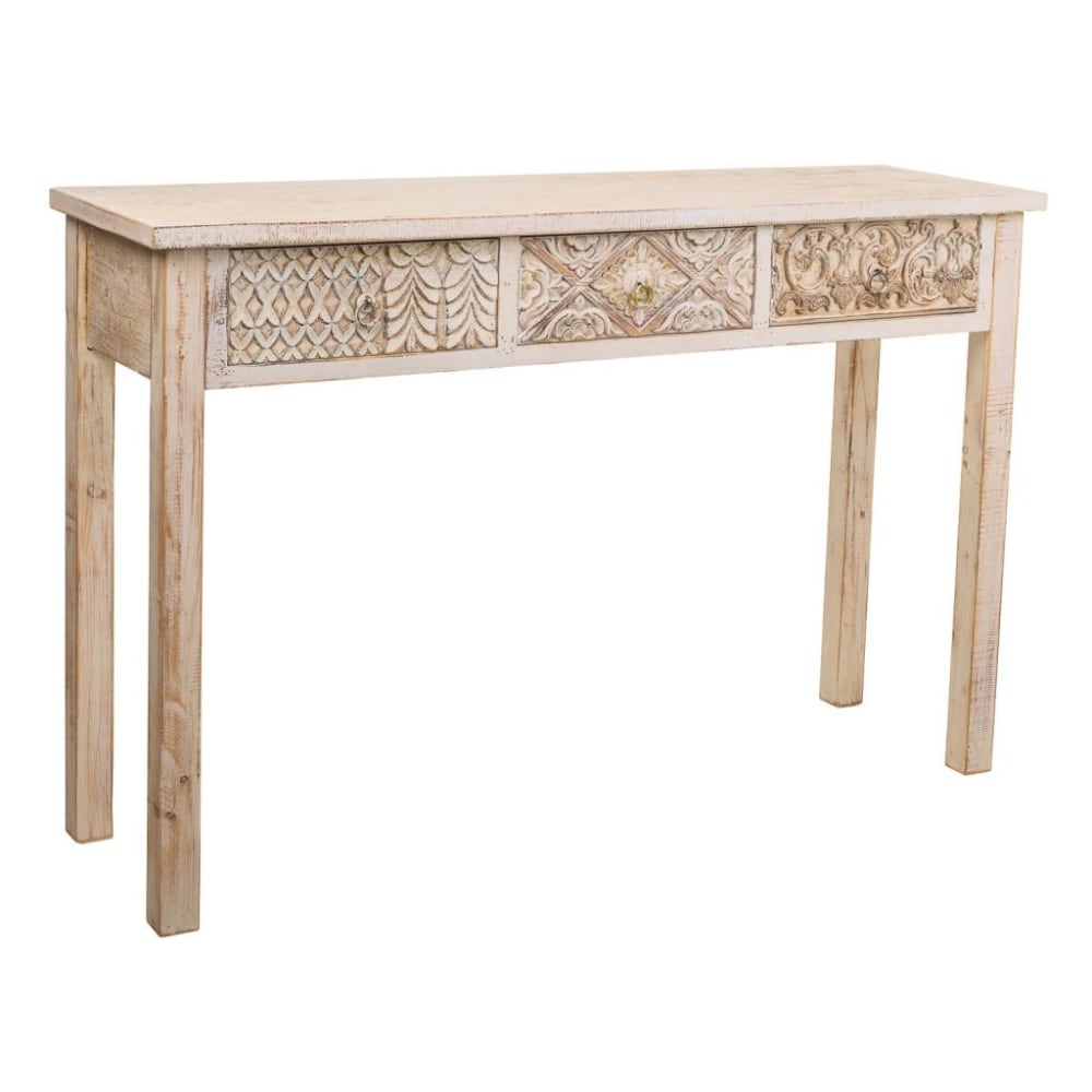 console sculptée 120x35x80h