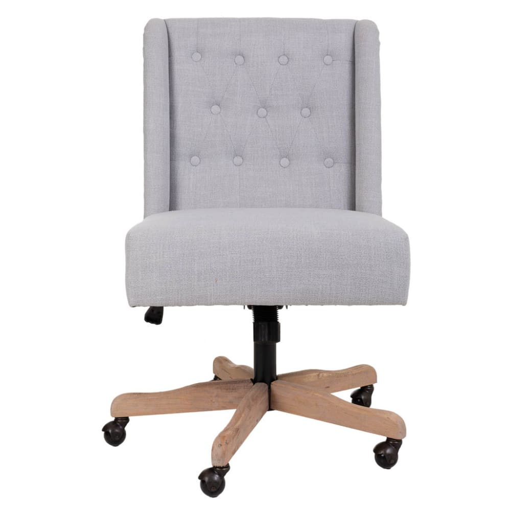 Silla tapizada con ruedas 54x43x104h cm - Maisons du Monde