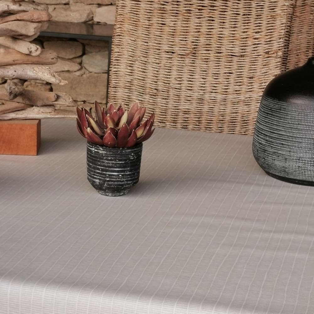 Tovaglia antimacchia bambù beige - Fleur de Soleil