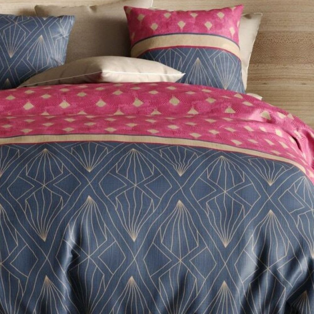 Parure de lit 2 places coton à motif 220x240 cm - Maisons du Monde