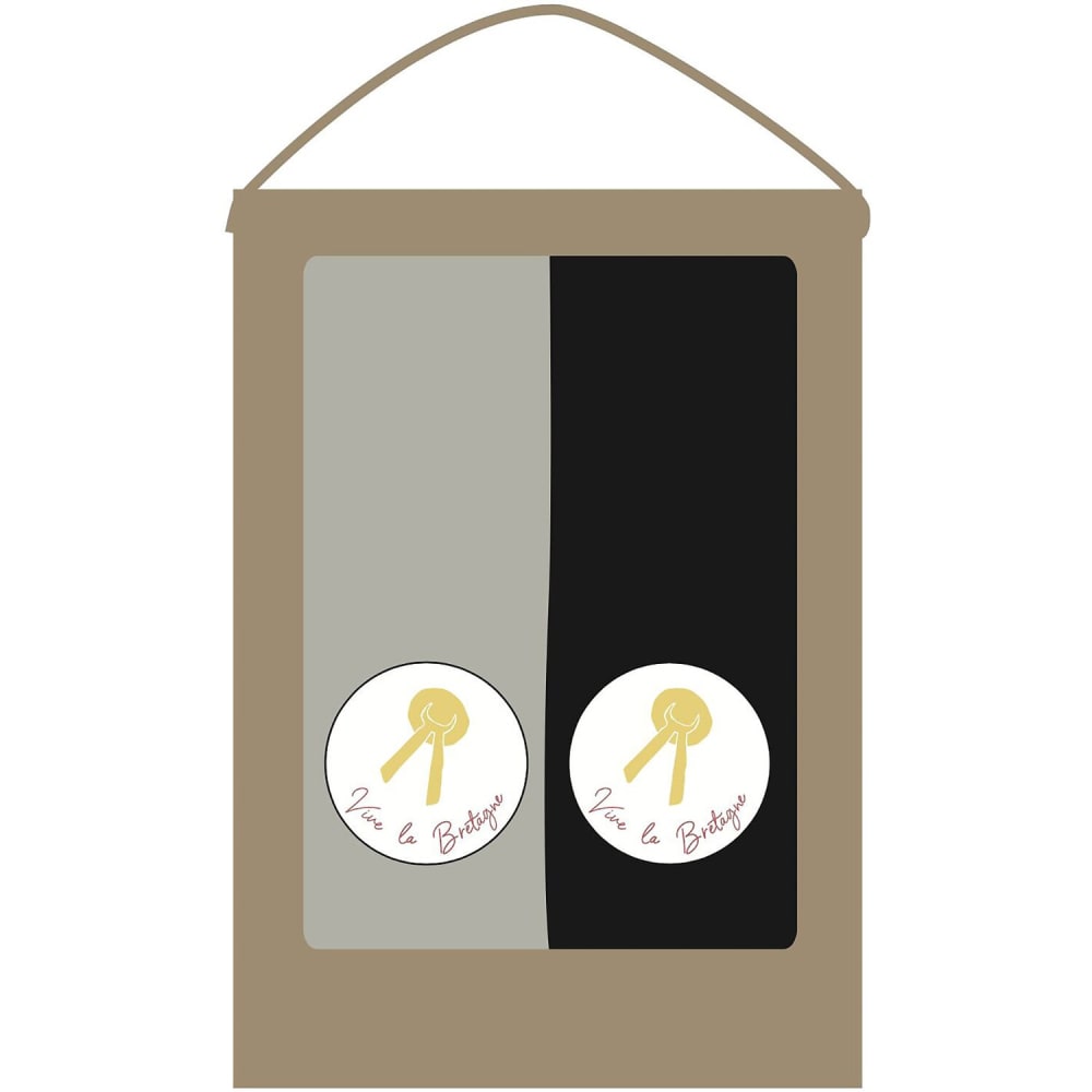 Torchon coton à motifs 50x70 cm