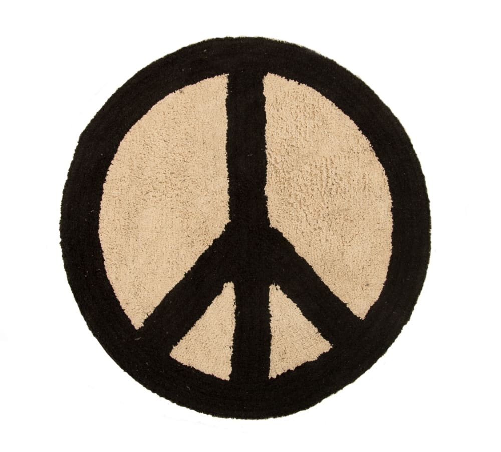 Alfombra de algodón simbolo paz 140
