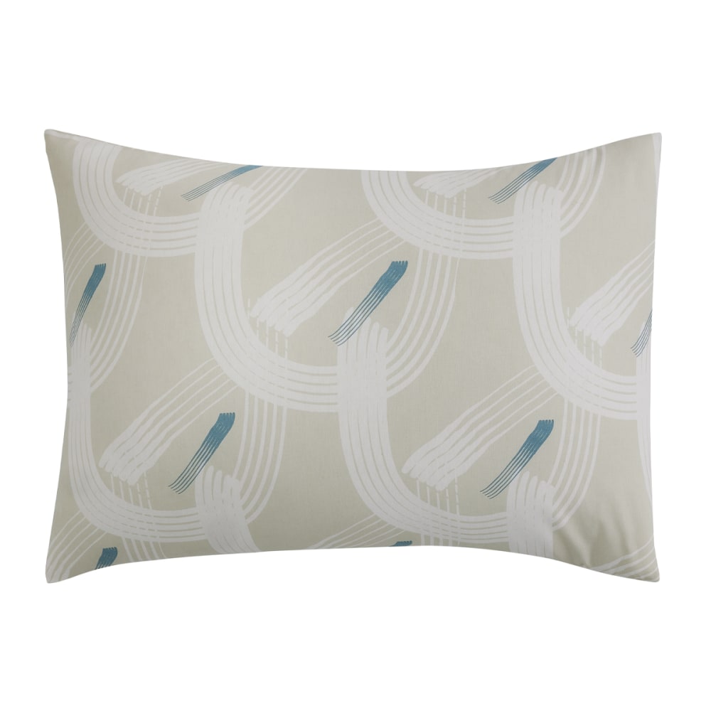 Taie d'oreiller en coton blanc 50x70