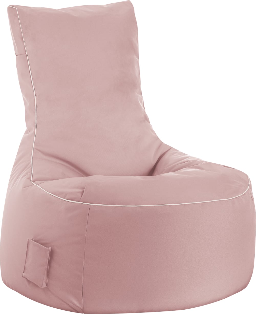 Pouf d'extérieur vieux - rose