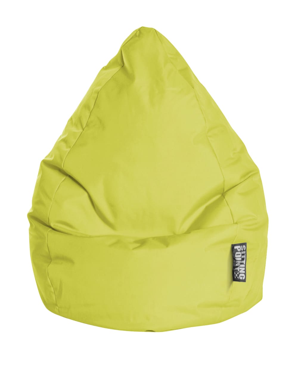 Pouf poire xxl d'intérieur - vert anis