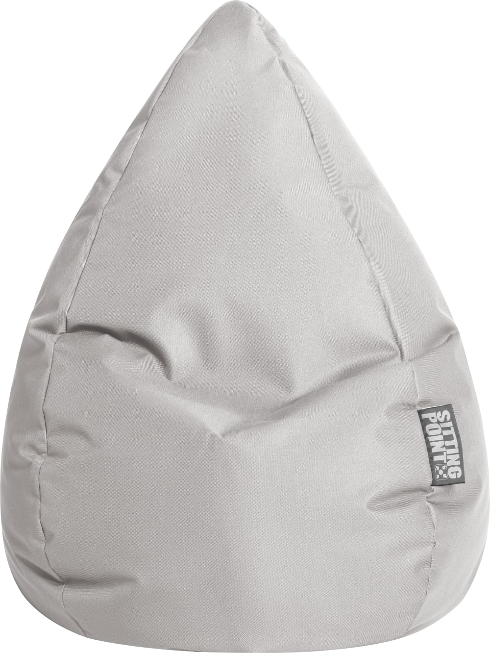 Pouf poire xl d'intérieur - gris