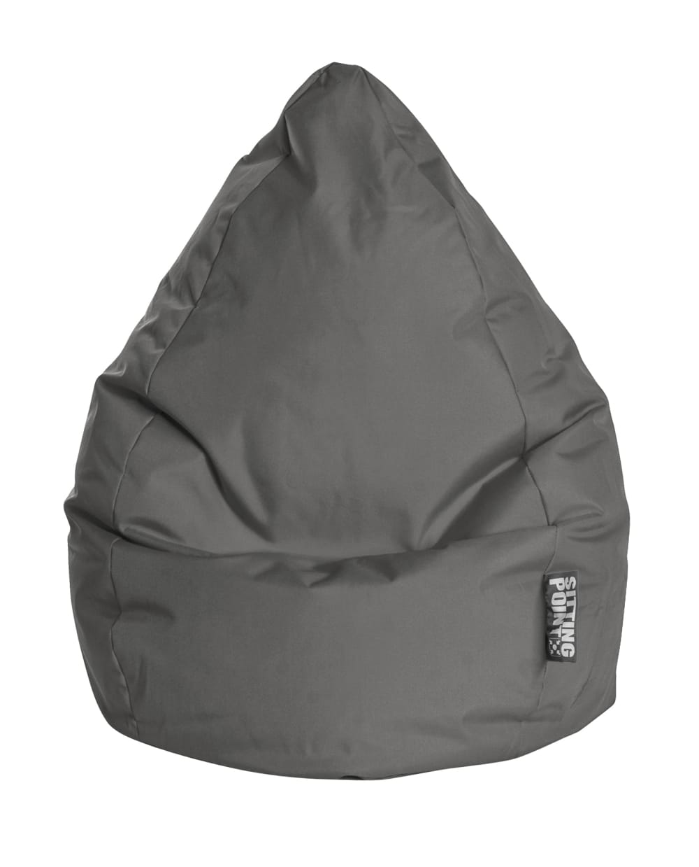 Pouf poire xxl d'intérieur - gris