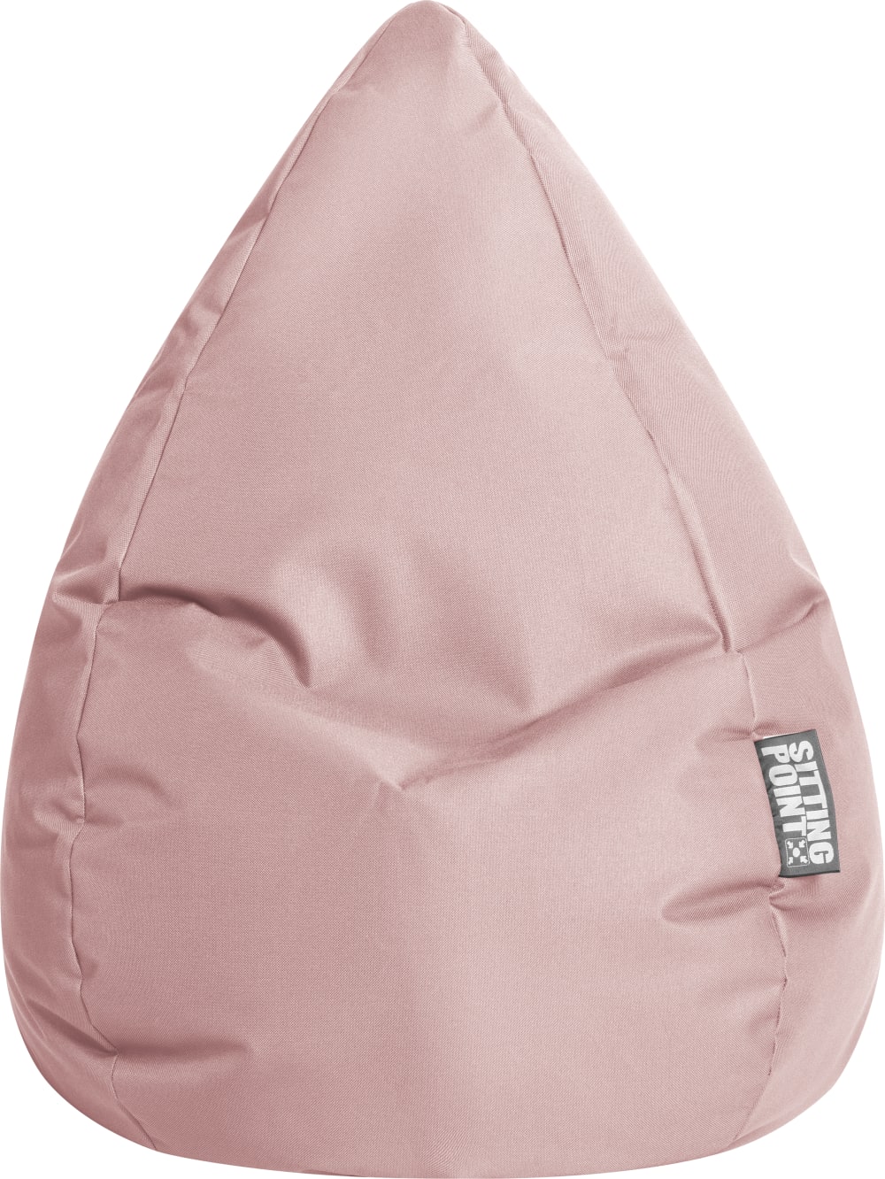 Pouf poire xxl d'intérieur - vieux rose