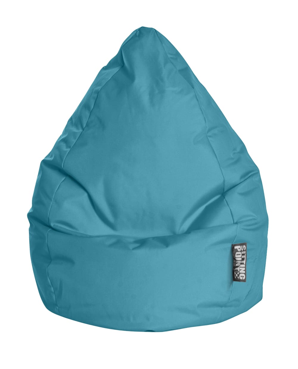 Pouf poire xxl d'intérieur - turquoise