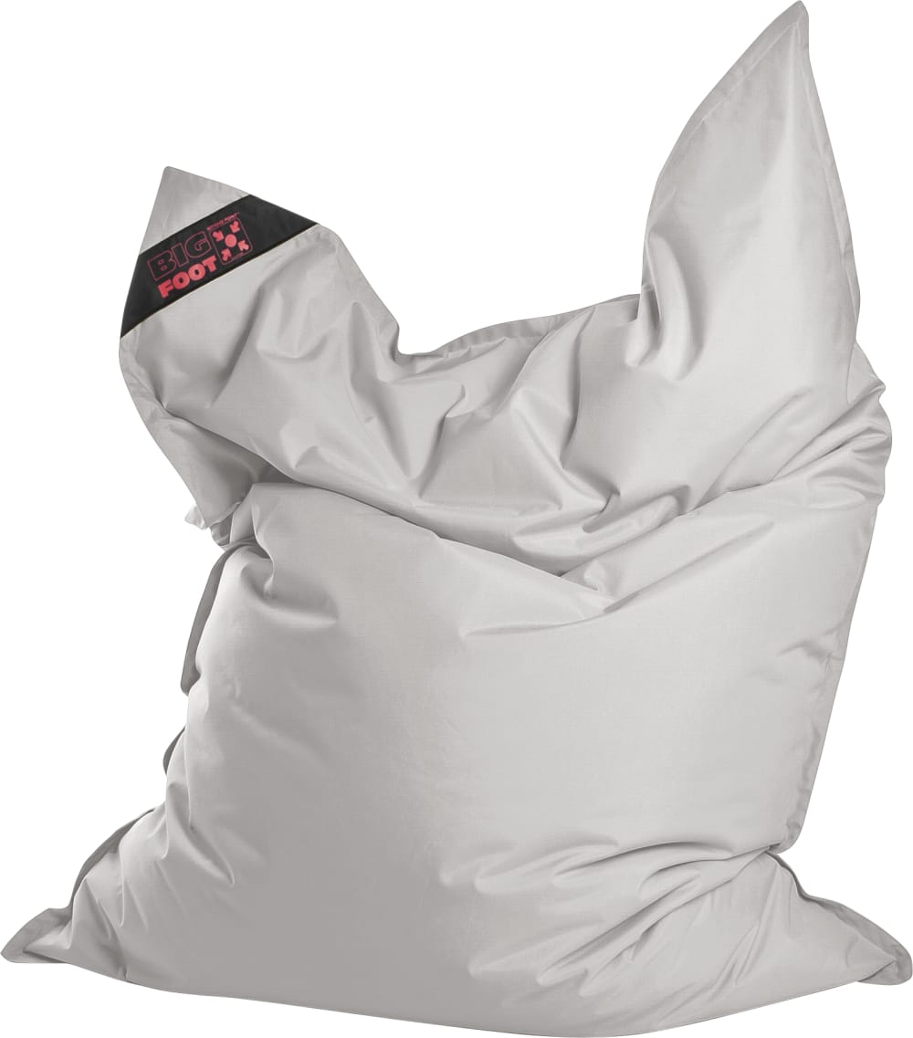 Coussin intérieur et extérieur géant uni gris clair 170x130x20cm