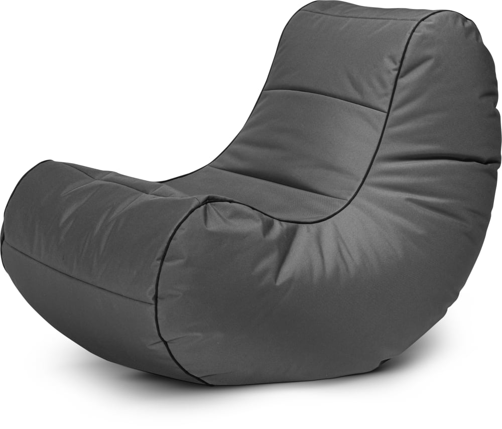 Pouf confort intérieur - gris
