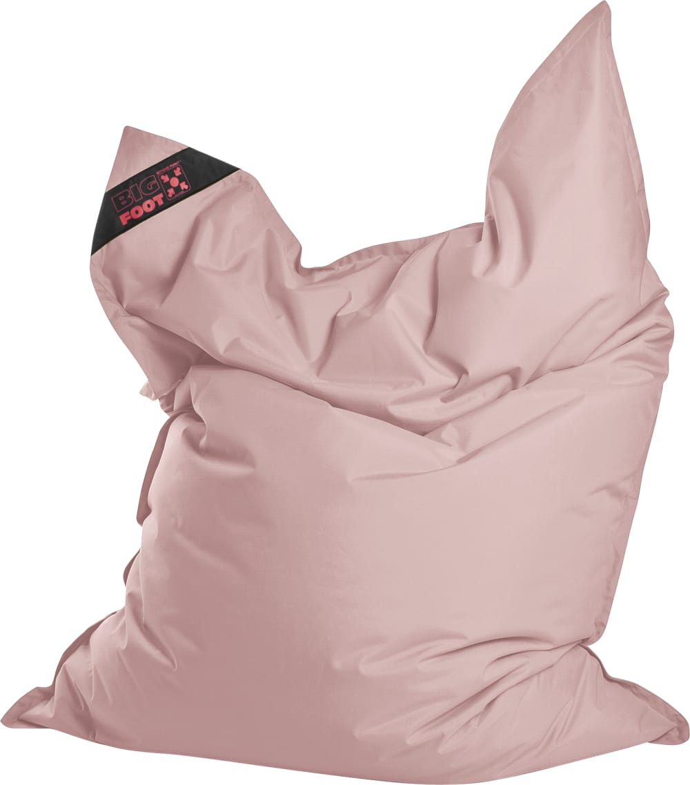 Coussin intérieur et extérieur géant uni rose 170x130x20cm