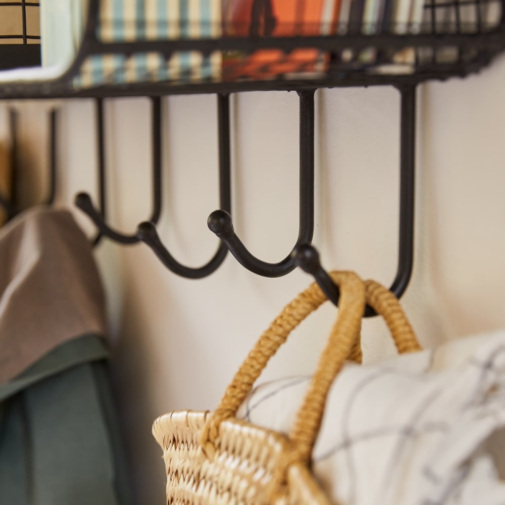 Rechteckige Kinder-Wandgarderobe aus Metall - Maisons Du Monde