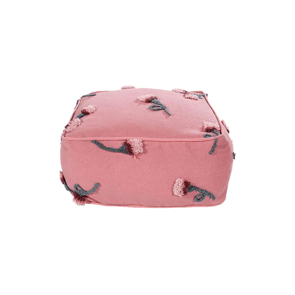 Pouf de roses en coton