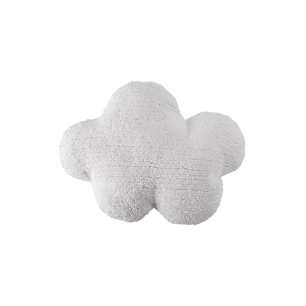 Coussin nuage coton blanc 50x40
