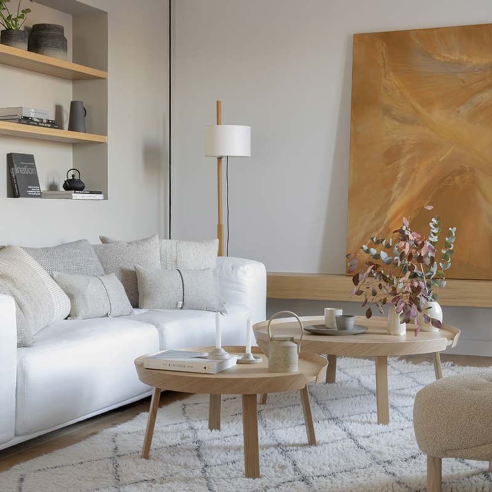 Tapis lavable en laine blanc 140x200 - Maisons du Monde