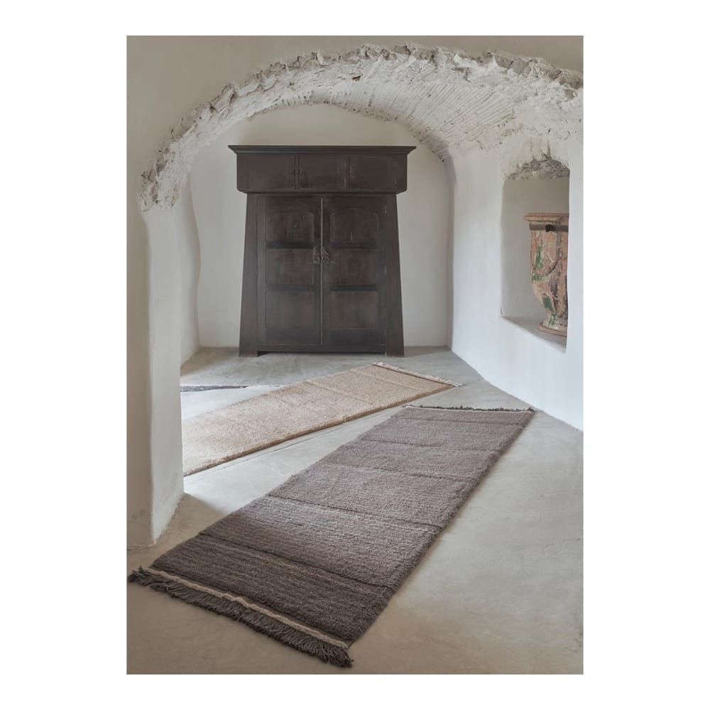 Tapis lavable en laine marron 80x140 - Maisons du Monde