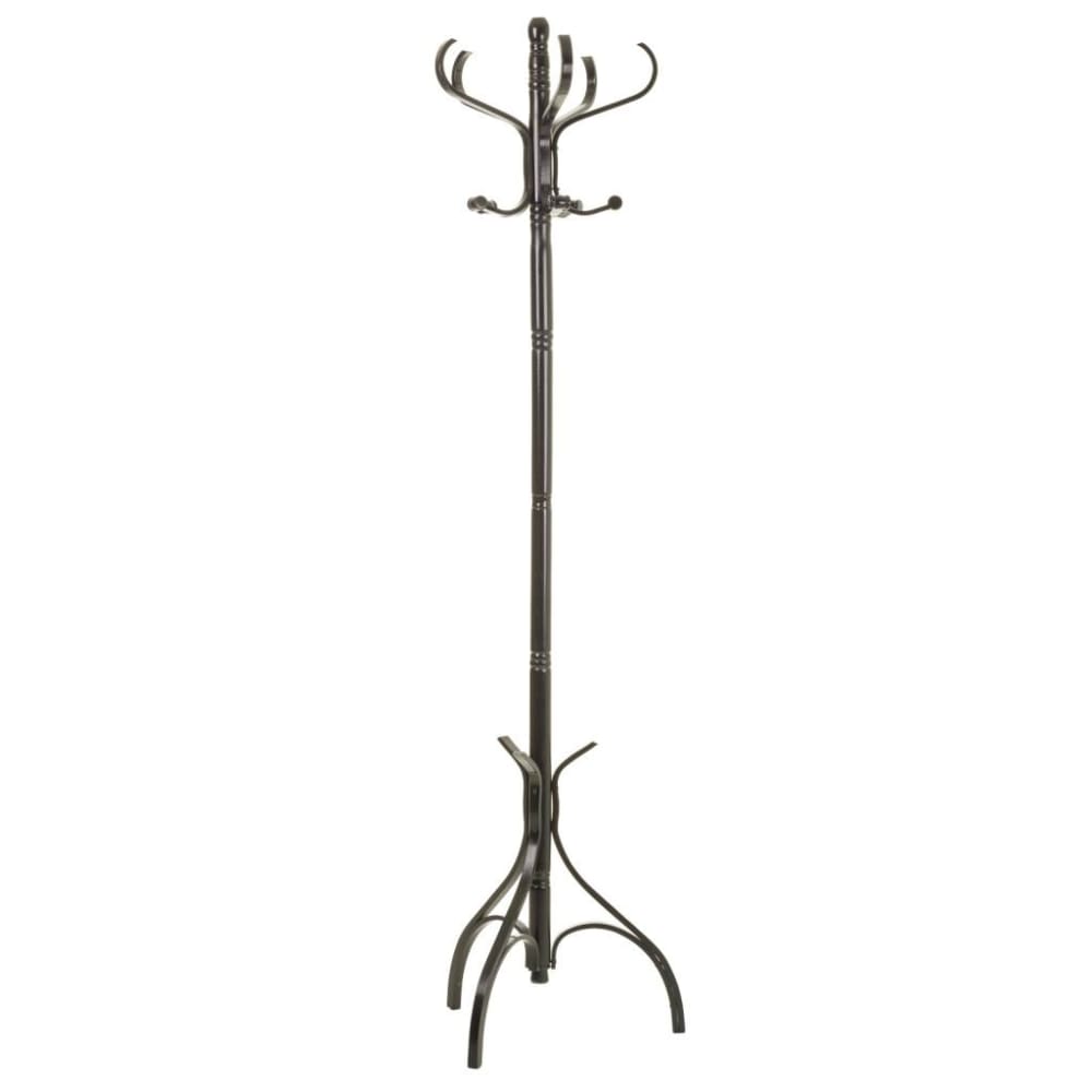Perchero de pie de madera marrón 45x45x182