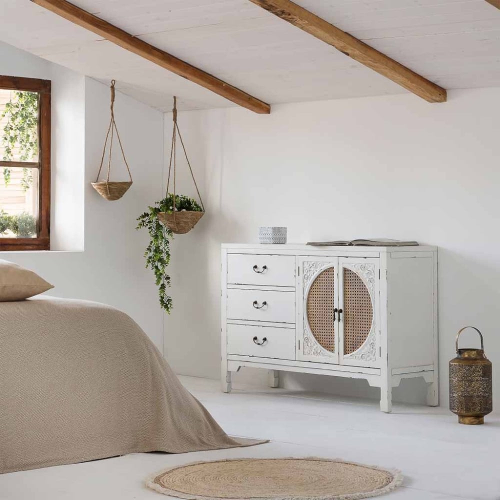 Anrichte aus Holz 106x36x73h cm weißem - Maisons Du Monde