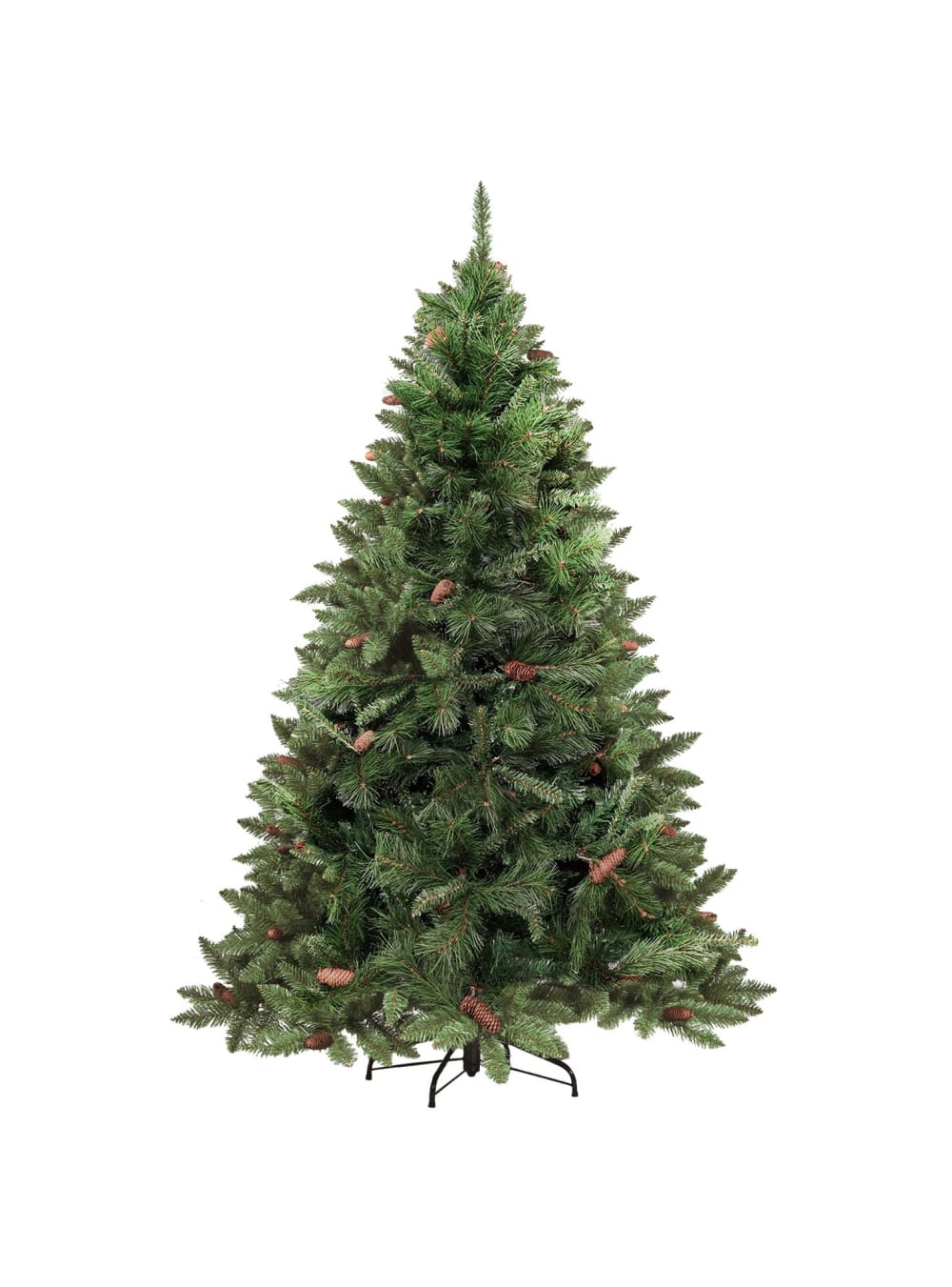 Sapin de Noël vert 100x100 cm