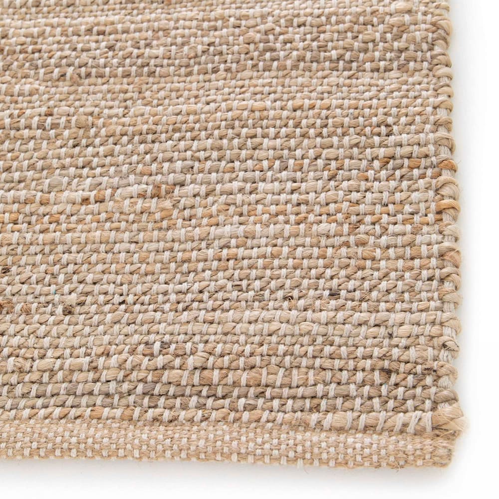 Tapis en jute naturel à motif losange tissé main 160 x 230 cm — vue 4