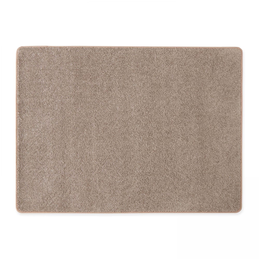 Tapis rectangulaire en polypropylène 200x290 cm taupe