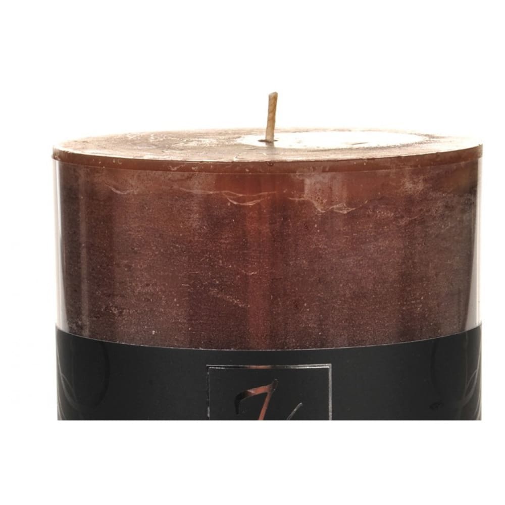 Bougie cylindrique 120h marron 10x10x15 cm — vue 3