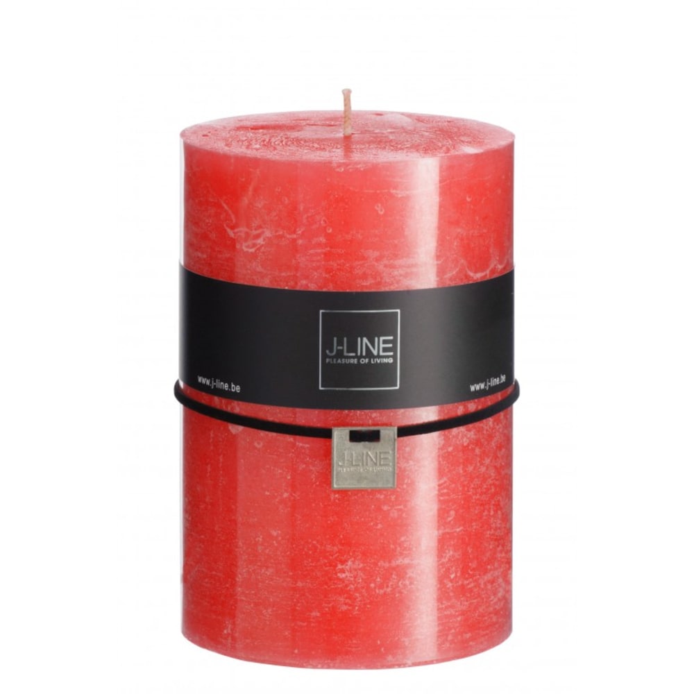 Vela cilíndrica rojo de navidad xl -110h alt. 15 cm