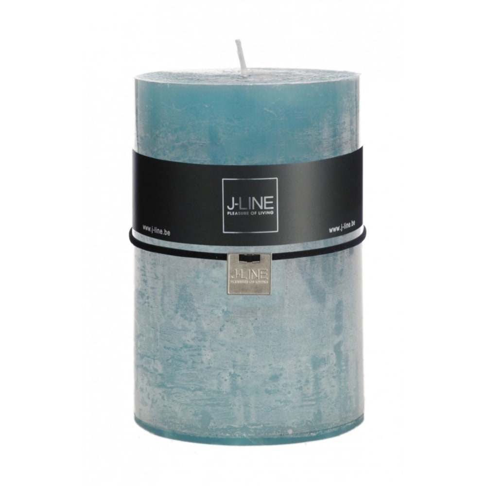 Bougie cylindrique 120h azur 10x10x15 cm — vue 3
