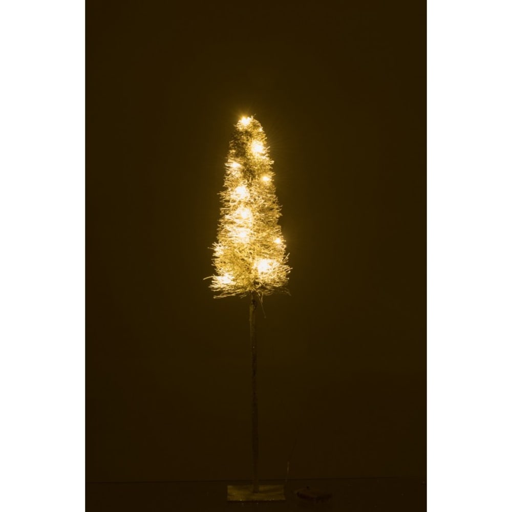 Árbol de navidad led de madera blanca 15x15x79 cm - Maisons du Monde