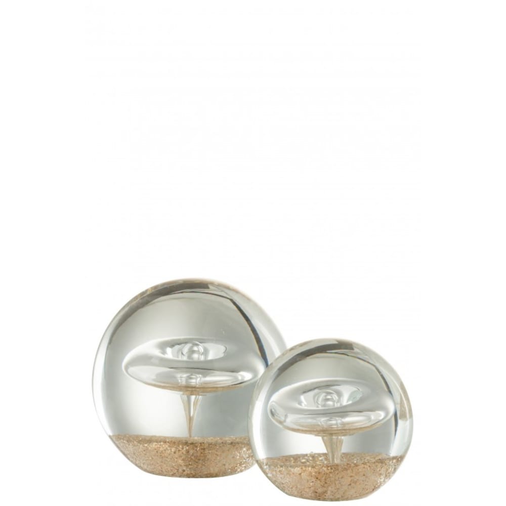 Pisapapeles anillo oro cristal alt. 10 - Maisons du Monde