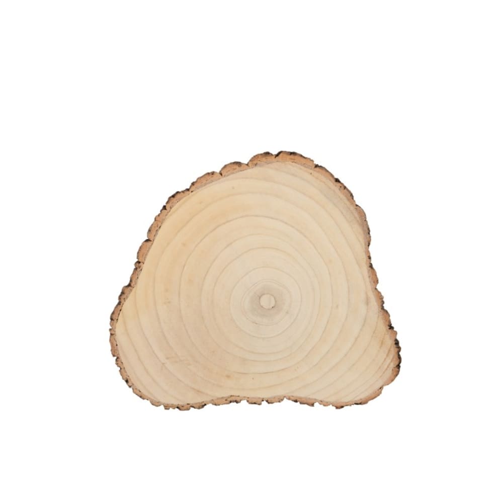 Tronco de madera de paulownia natural 40 x 34,5 x 3 cm