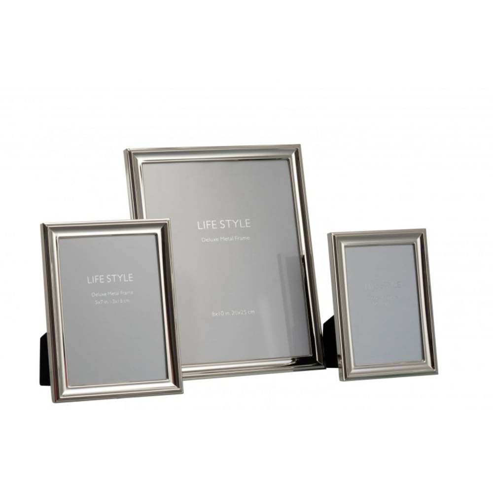 Marco de fotos clásico 20x25 metal plata 23x28 cm - Maisons du Monde