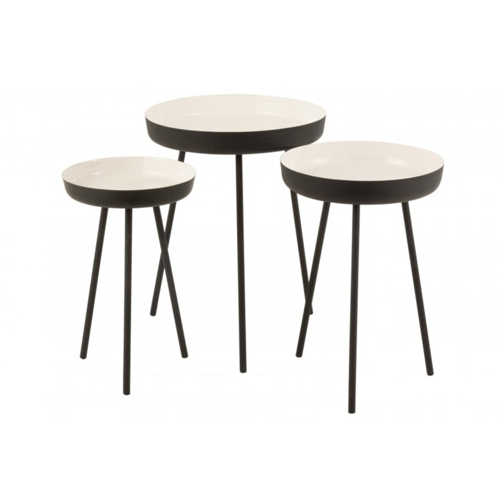 Lot de 3 tables gigogne