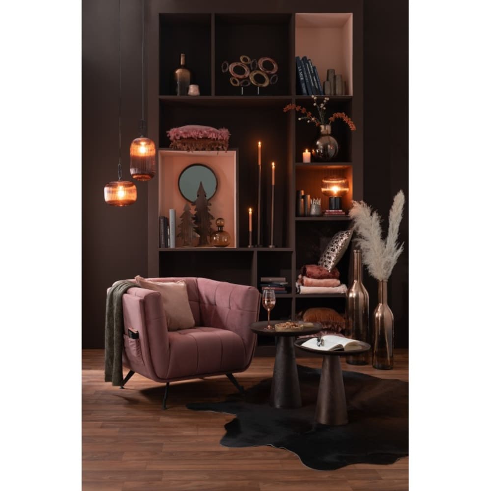 Tapete de piel de vaca negro de 218 x 225 cm - Maisons du Monde