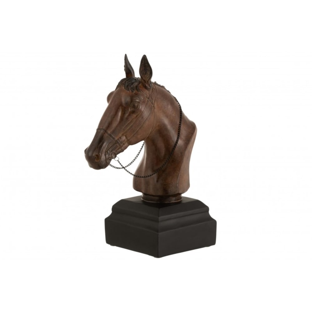 Tête de cheval en résine