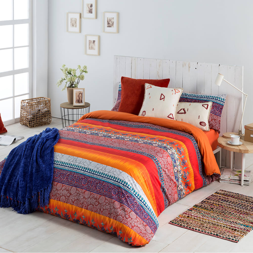 Funda nórdica algodón multicolor Cama de 135 ( 220x260 ) Cama de 135