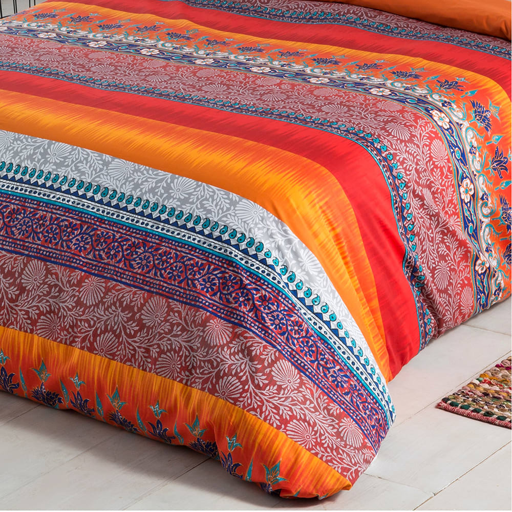 Funda nórdica algodón multicolor Cama de 200 ( 280x260 ) Cama de 200 - Maisons du Monde