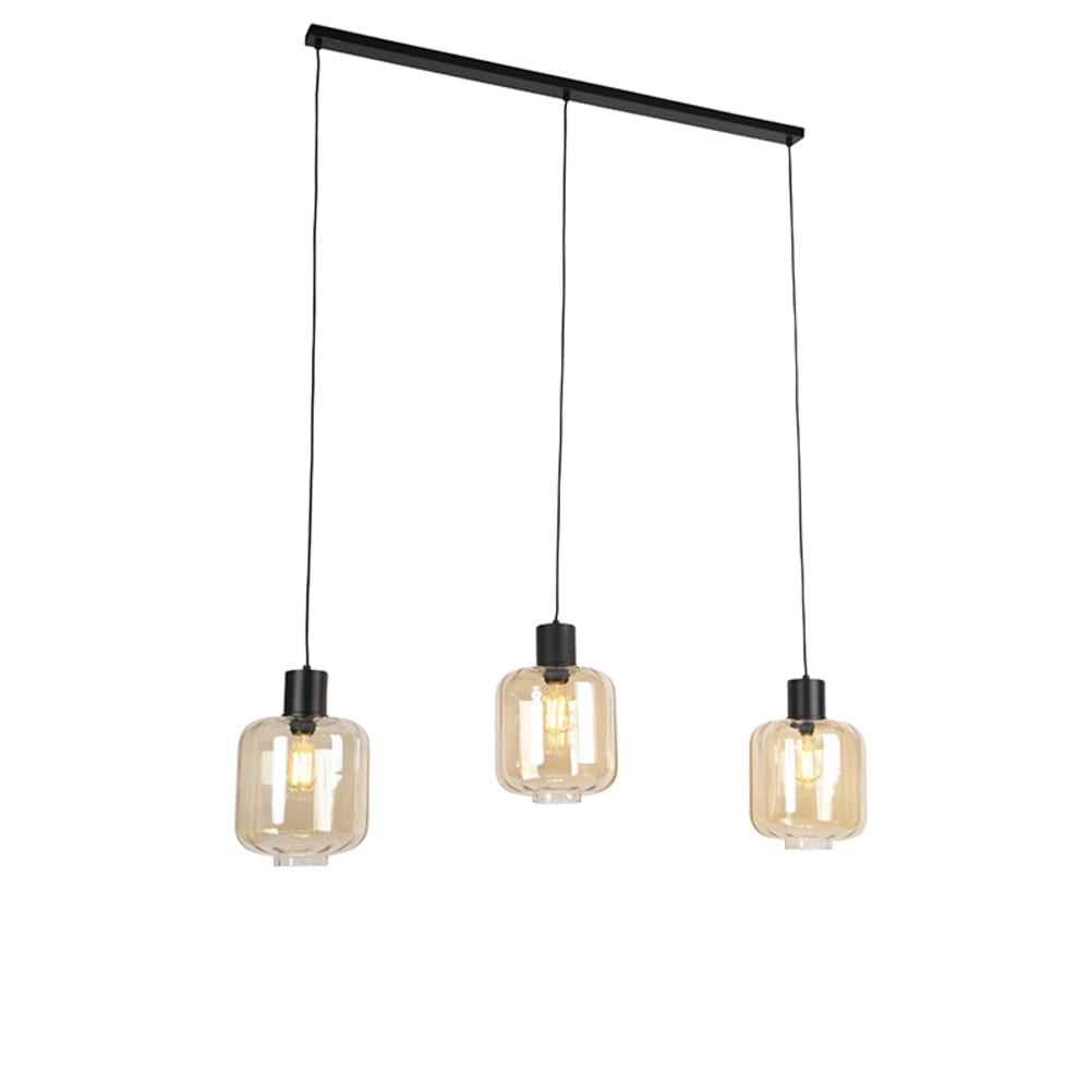 Suspension en verre beige
