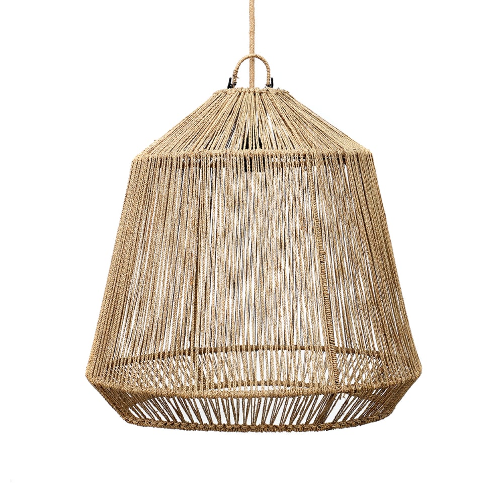 Suspension herbe de mer marron 50x50x50cm