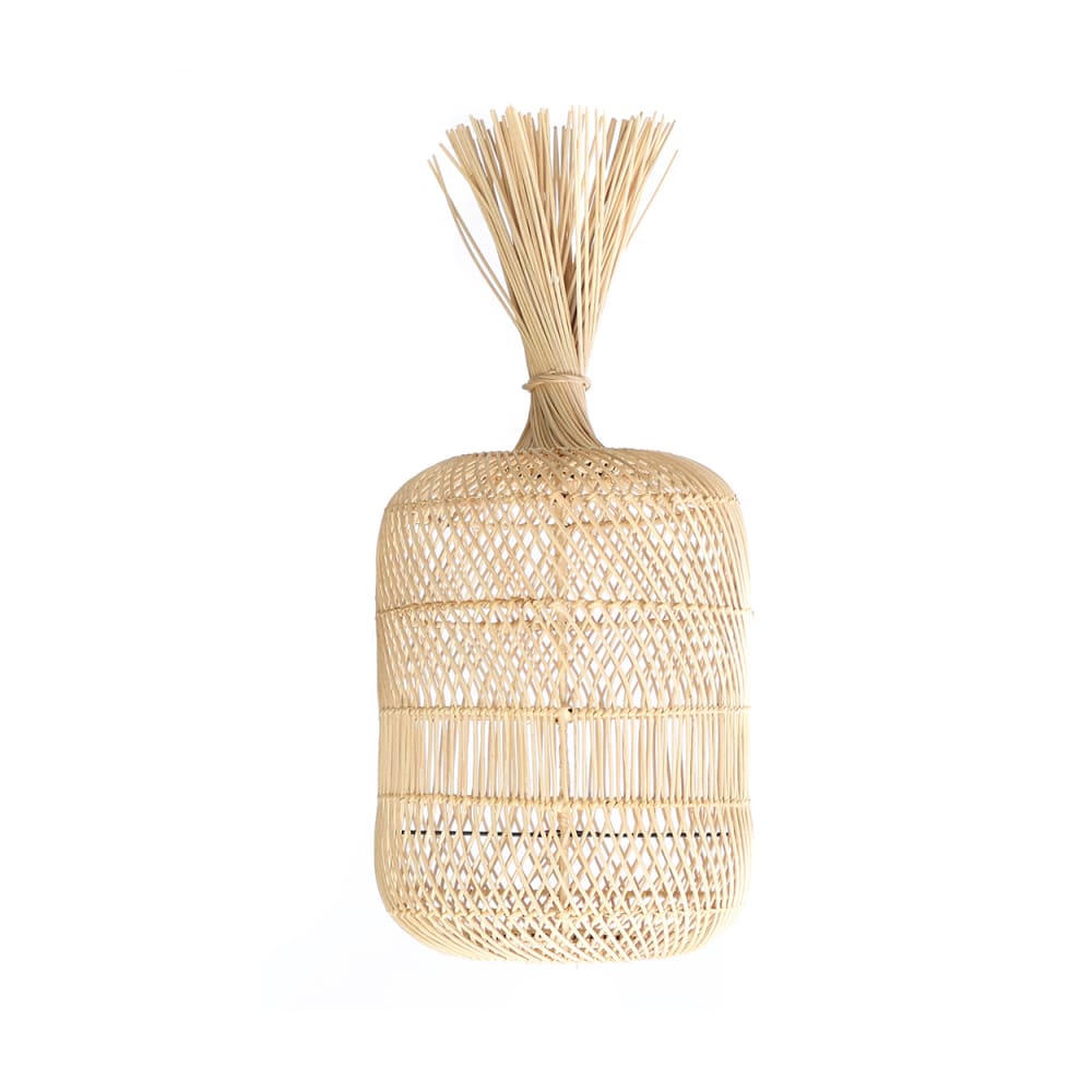 Lampadaire Rotin Marron 29x29x65cm