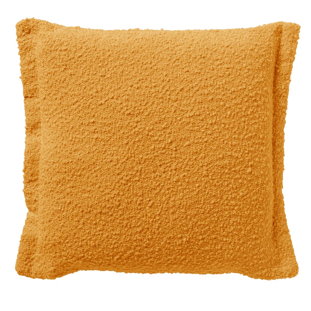 Housse de coussin jaune 45x45 cm